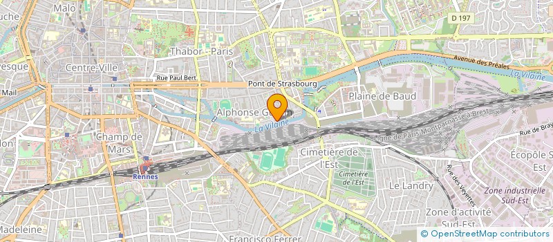 localisation de l'entreprise INDIVISION EMMANUEL BESNARD - LAURINE MACE  RENNES