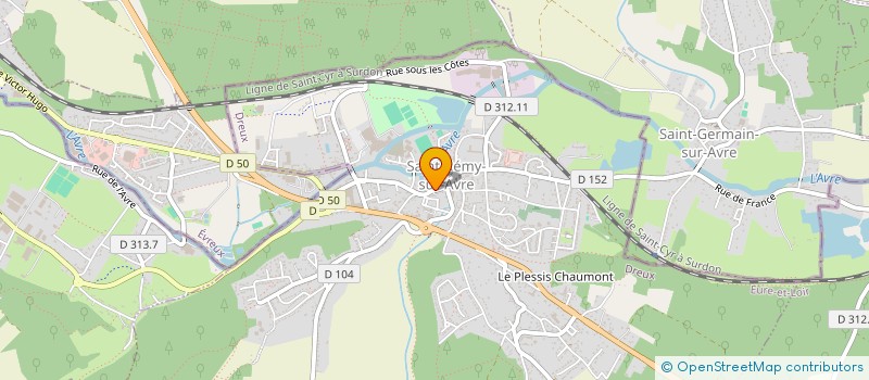 localisation de l'entreprise INDIVISION EMMANUEL CANONGE LAURENT KLEIN  SAINT-REMY-SUR-AVRE