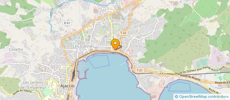 localisation de l'entreprise INDIVISION EMMANUELLI CHARLES à AJACCIO