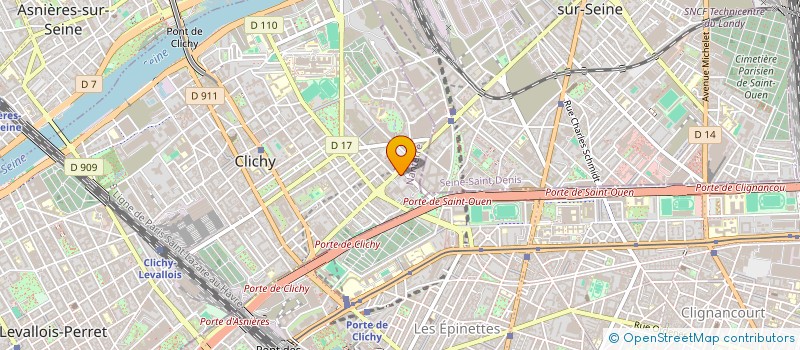 localisation de l'entreprise INDIVISION EMMOU-COFFI MOLA à CLICHY