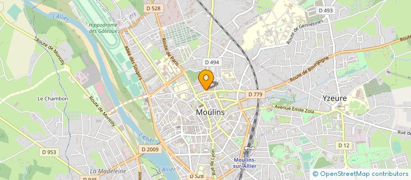 localisation de l'entreprise INDIVISION ENFANTS ROY à MOULINS