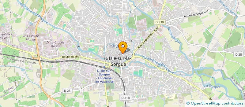 localisation de l'entreprise INDIVISION ENGUENT  L'ISLE-SUR-LA-SORGUE