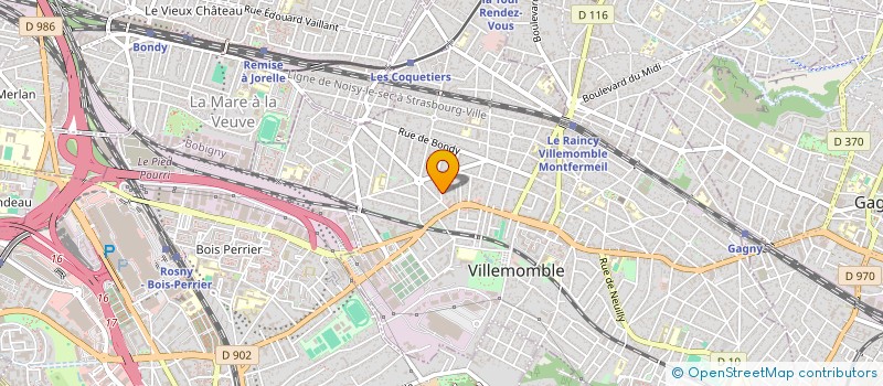 localisation de l'entreprise INDIVISION EPITAUX MARTINEZ à VILLEMOMBLE