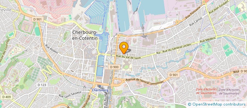 localisation de l'entreprise INDIVISION ERDOS  CHERBOURG-EN-COTENTIN