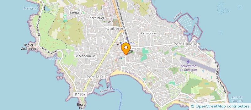 localisation de l'entreprise INDIVISION ERGAN à QUIBERON