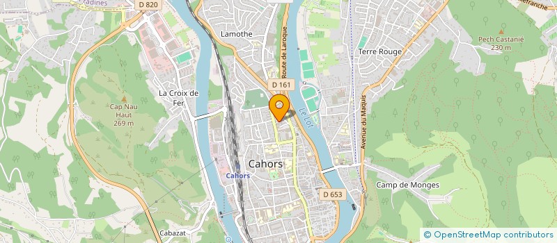 localisation de l'entreprise INDIVISION ERNEST  CAHORS