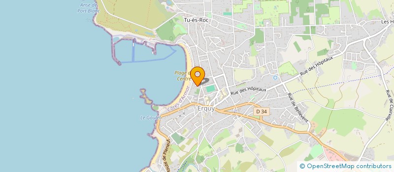 localisation de l'entreprise INDIVISION ERQUY  ERQUY