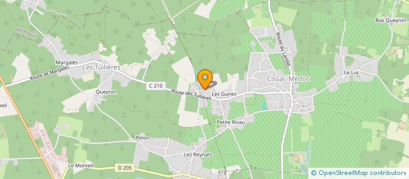 localisation de l'entreprise INDIVISION ERRAMDANI BOUAKKAOUI  CISSAC-MEDOC