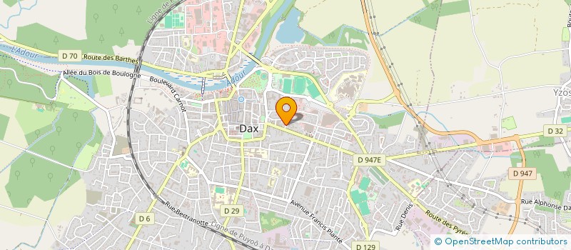 localisation de l'entreprise INDIVISION ERRAMOUSPE ET CHEVALIER à DAX