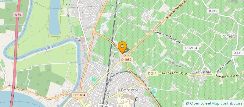 localisation de l'entreprise INDIVISION ESBEN PATRICK à LIBOURNE