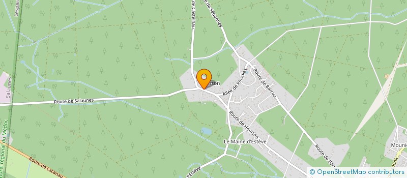 localisation de l'entreprise INDIVISION ESCARRET  SAINT-AUBIN-DE-MEDOC