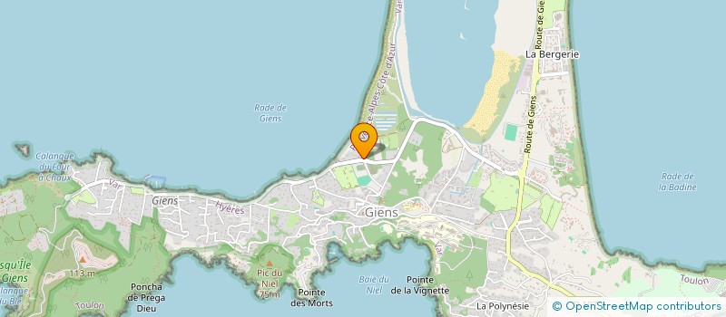 localisation de l'entreprise INDIVISION ESCOFFIER à HYERES