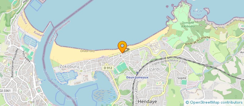 localisation de l'entreprise INDIVISION ESCOURROU PONT VILLA TANTA  HENDAYE