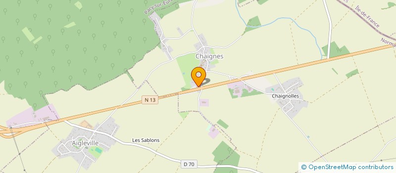 localisation de l'entreprise INDIVISION ESNEE HUBERT  CHAIGNES