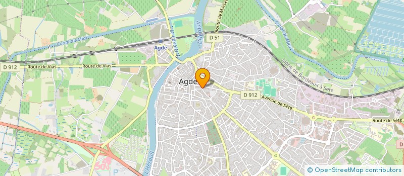 localisation de l'entreprise INDIVISION ESPIE J L ET ESPIE MICHEL à AGDE