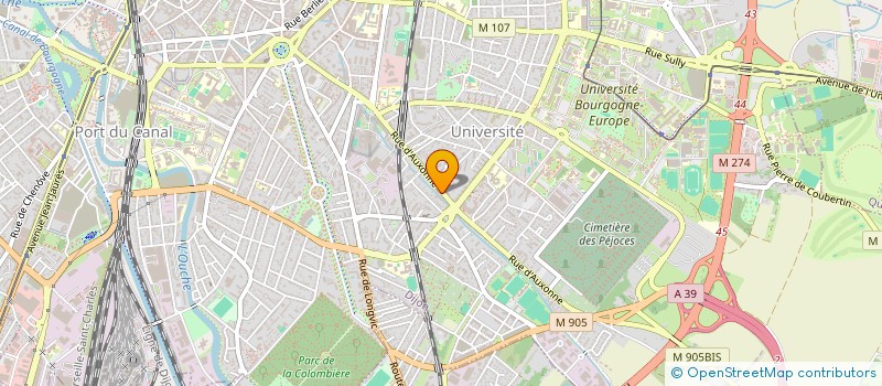 localisation de l'entreprise INDIVISION ESPRIT GEOFFROY à DIJON