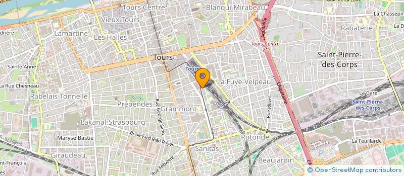 localisation de l'entreprise INDIVISION ESTARIA-VACHAUD  TOURS