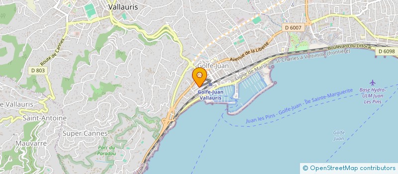 localisation de l'entreprise INDIVISION ESTELA  VALLAURIS