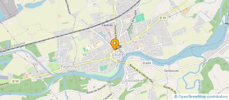 localisation de l'entreprise INDIVISION ESTERLE LARAN  CAZERES