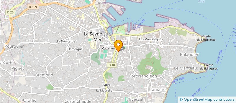 localisation de l'entreprise INDIVISION ESTEVE ESCOURROU à LA SEYNE-SUR-MER
