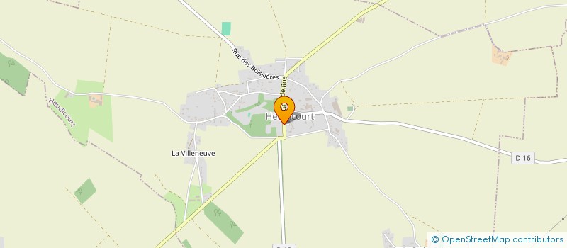 localisation de l'entreprise INDIVISION ESTEVE YVES JEAN ET PATRICK  HEUDICOURT