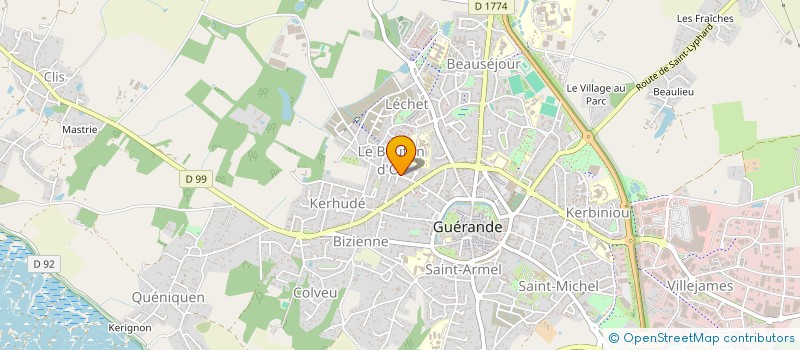 localisation de l'entreprise INDIVISION ETIENNE  GUERANDE