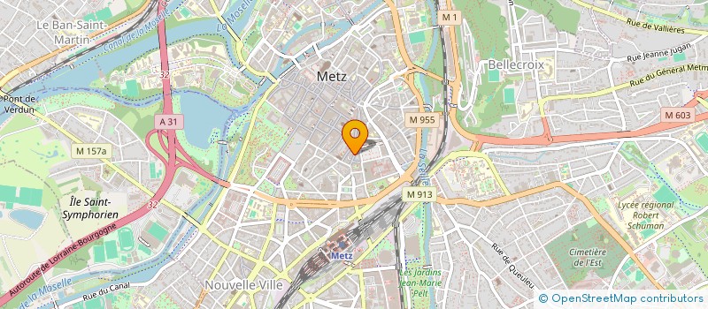 localisation de l'entreprise INDIVISION ETLIN  METZ