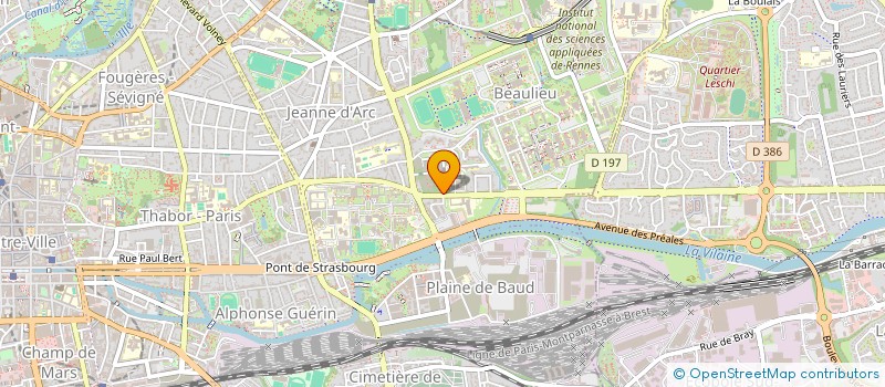 localisation de l'entreprise INDIVISION EVEN JACKY ET HOERNER CLAUDINE  RENNES