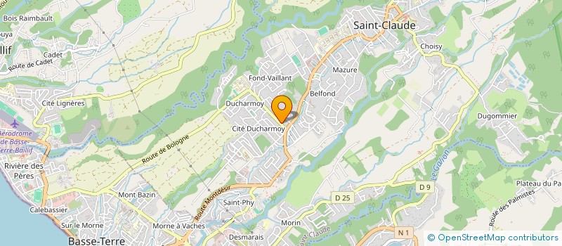 localisation de l'entreprise INDIVISION EVENO à SAINT-CLAUDE