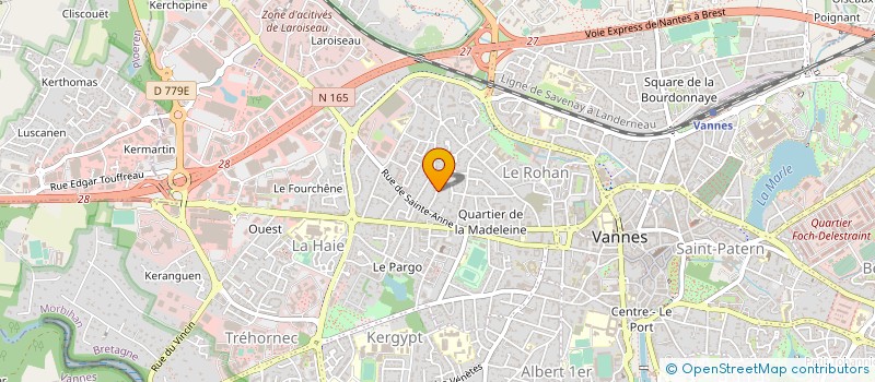 localisation de l'entreprise INDIVISION EVENO BARTEAU à VANNES