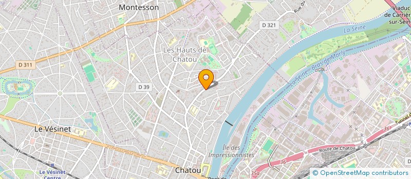 localisation de l'entreprise INDIVISION EVGENIA SAMCHENKO GHISLAIN PERISSE  CHATOU