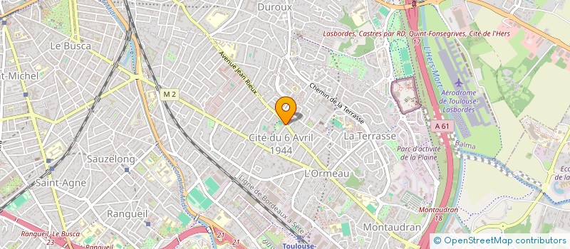 localisation de l'entreprise INDIVISION EVRARD RAUTUREAU à TOULOUSE