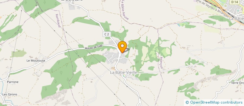 localisation de l'entreprise INDIVISION EYMEOUD SIMON-LIOTHIN  LA BATIE-VIEILLE