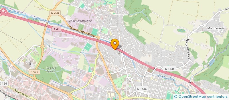 localisation de l'entreprise INDIVISION EYMERY - BONNET-GONNET  BOURGOIN-JALLIEU