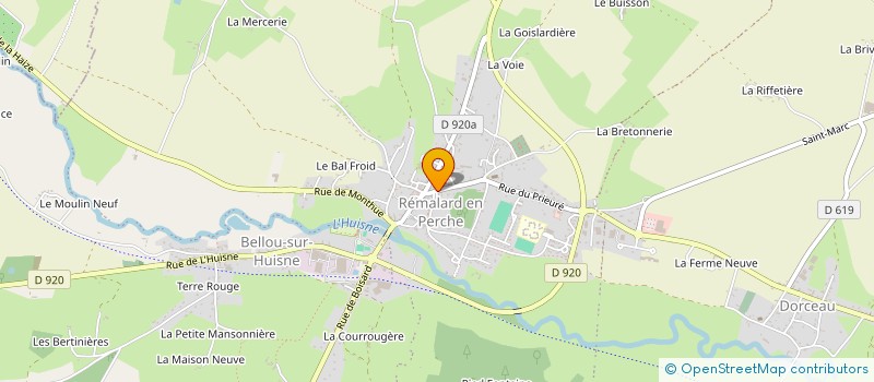 localisation de l'entreprise INDIVISION EYT-DESSUS ET FRIDRICI à MOUTIERS-AU-PERCHE