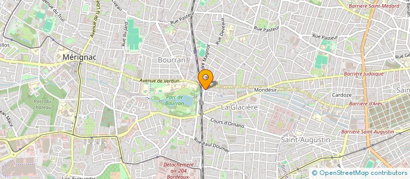 localisation de l'entreprise INDIVISION FABRE  MERIGNAC