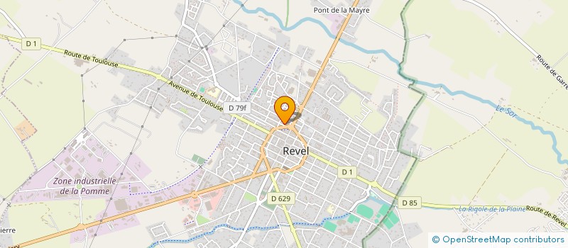 localisation de l'entreprise INDIVISION FABRE FRANCETTE ET BRUNO  REVEL