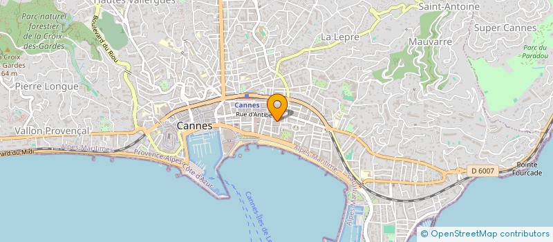 localisation de l'entreprise INDIVISION FABRE FRANCIS HUBERT à CANNES