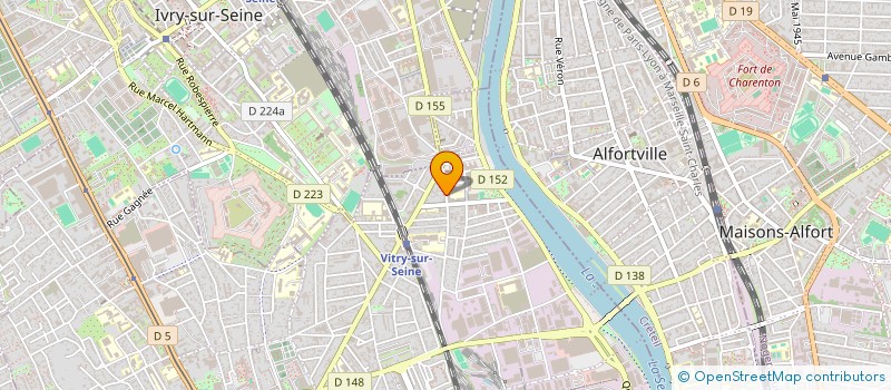 localisation de l'entreprise INDIVISION FABRE MANON ET SEBBAGH-MISS ANTHONY  VITRY-SUR-SEINE