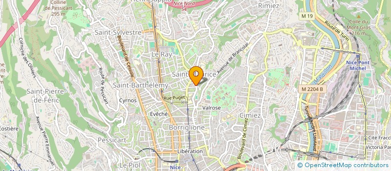 localisation de l'entreprise INDIVISION FABRE-MANSI à NICE