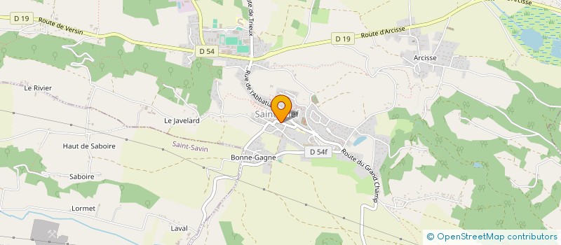 localisation de l'entreprise INDIVISION FABRY  SAINT-CHEF