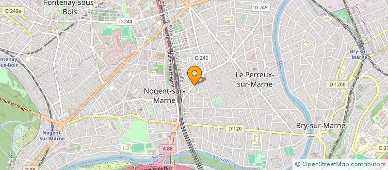 localisation de l'entreprise INDIVISION FACCHETTI CORNEVIN  LE PERREUX-SUR-MARNE