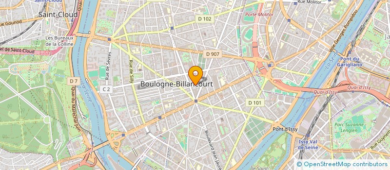 localisation de l'entreprise INDIVISION FAIVRE / BARBERON à BOULOGNE-BILLANCOURT