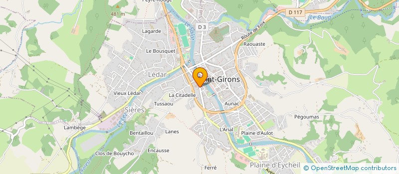 localisation de l'entreprise INDIVISION FALCONE à SAINT-GIRONS