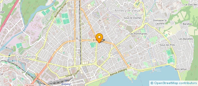 localisation de l'entreprise INDIVISION FALQUE-FAURE à ANNECY