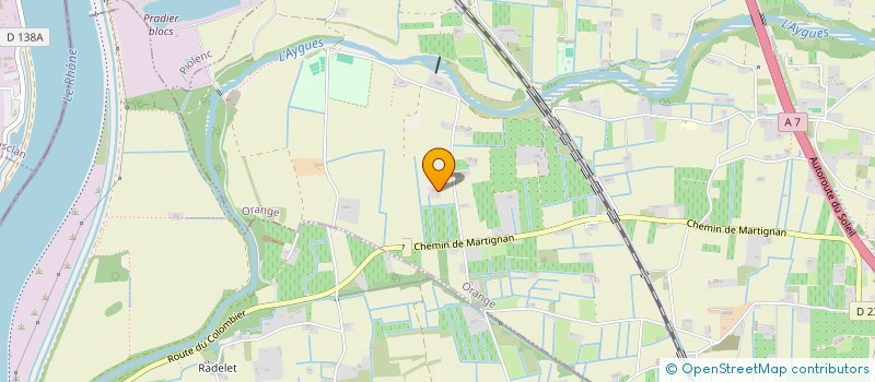 localisation de l'entreprise INDIVISION FAMILLE ARENE  ORANGE