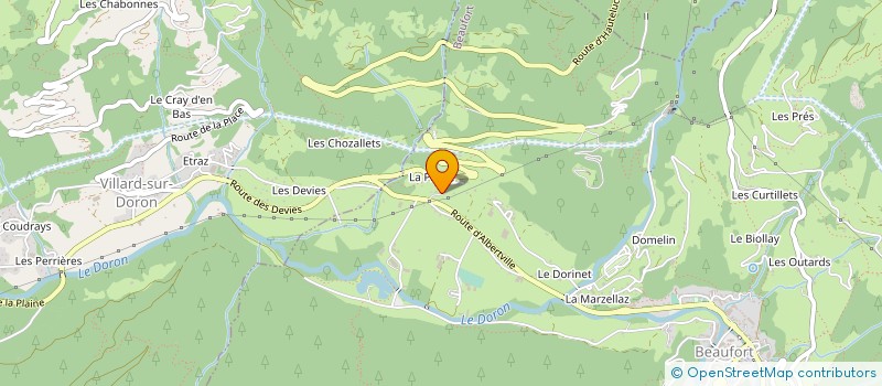 localisation de l'entreprise INDIVISION FAMILLE BIANCO  BEAUFORT