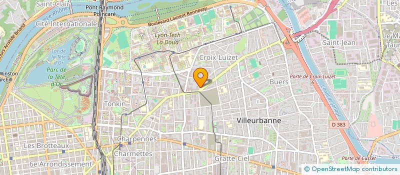 localisation de l'entreprise INDIVISION FAMILLE DESSERT  VILLEURBANNE