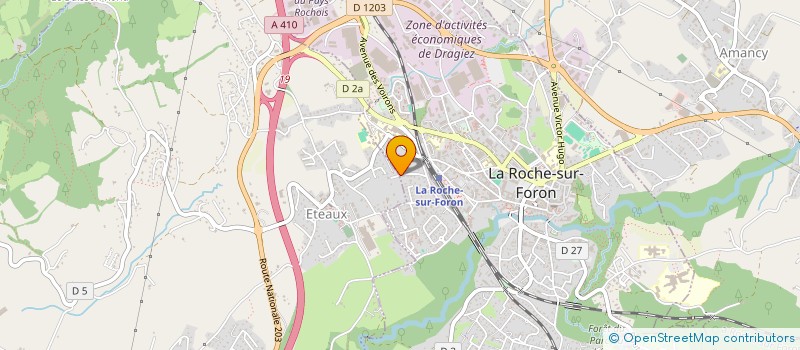 localisation de l'entreprise INDIVISION FAMILLE PELLARIN  LA ROCHE-SUR-FORON