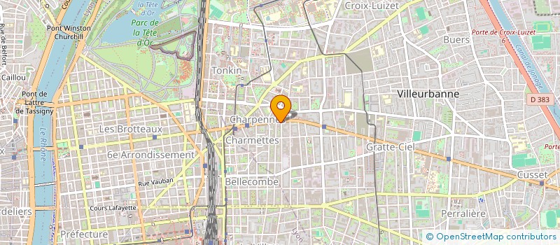 localisation de l'entreprise INDIVISION FARAH MATTHIEU ET GAITAN GAELLE  VILLEURBANNE